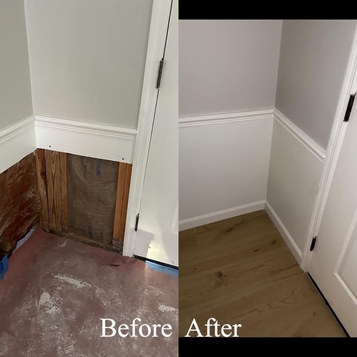 Voor en na gipswerk Groningen — van beschadigd naar strak schilderklaar resultaat